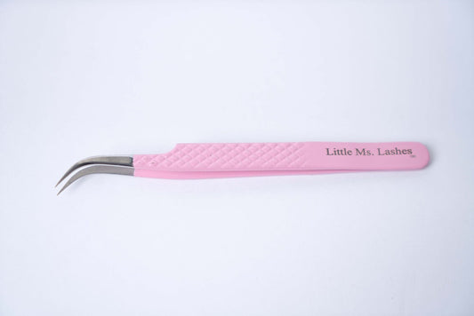 Little Ms. Lashes Pink dolphin tweezer